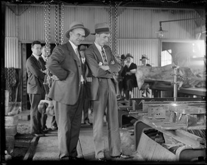 John Coolidge in railroad shops learning the business