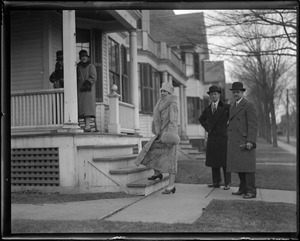 Pres. Coolidge and wife in Andover