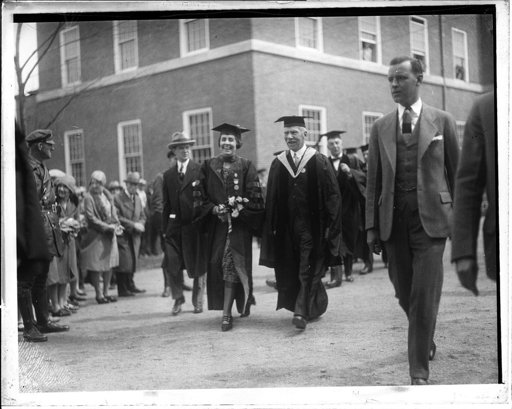 Mrs. Coolidge in Andover for graduation