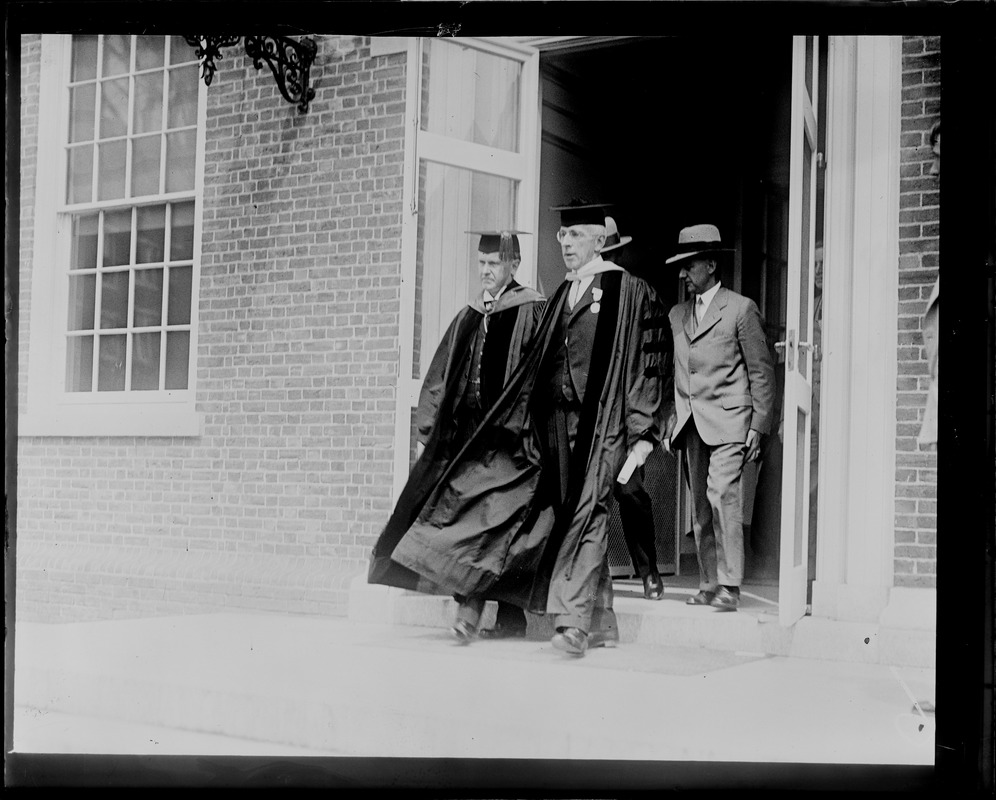 Pres. and Mrs. Coolidge at Andover