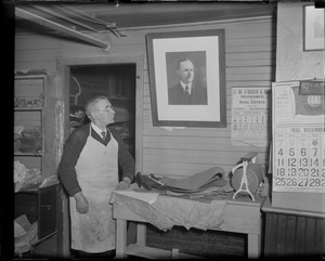 James Lucey, ex-Pres. Coolidge's shoemaker at Northampton, Mass.