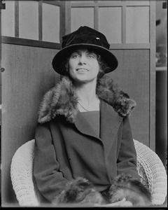 Here is Mrs. Coolidge's double and she lives in Boston