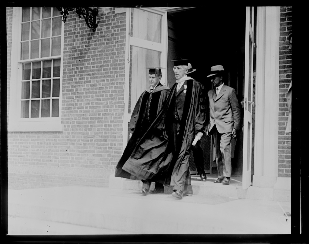 Pres. and Mrs. Coolidge at Andover