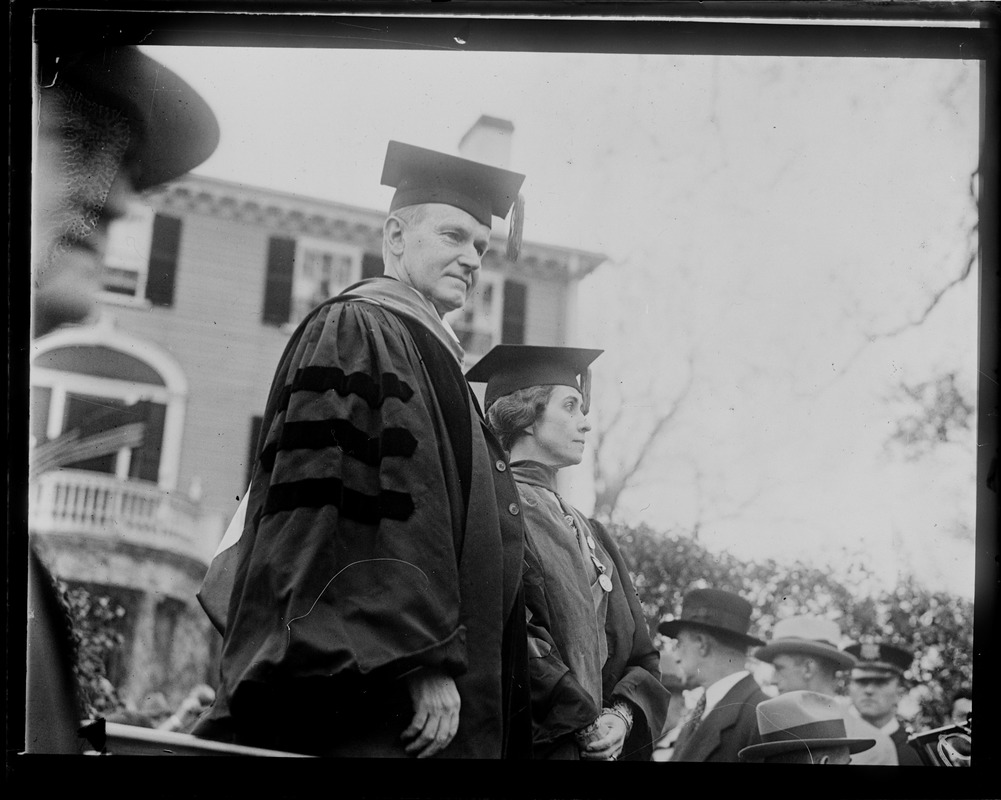 Pres. and Mrs. Coolidge in Andover, MA