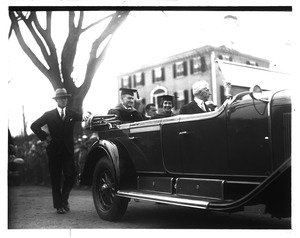 Pres. and Mrs. Coolidge in Andover