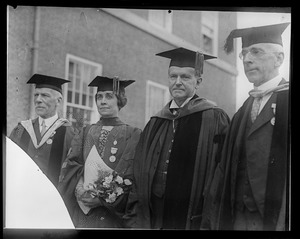 Pres. and Mrs. Coolidge in Andover