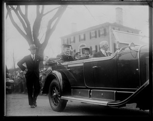 Pres. and Mrs. Coolidge at Andover
