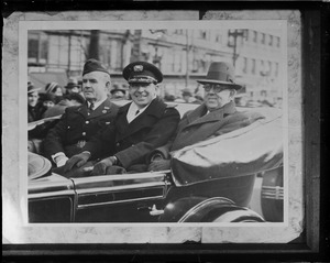 Gen. Eisenhower in open car