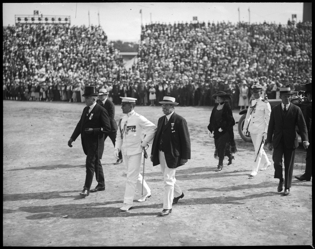 Pres. Harding and party in Plymouth for celebration