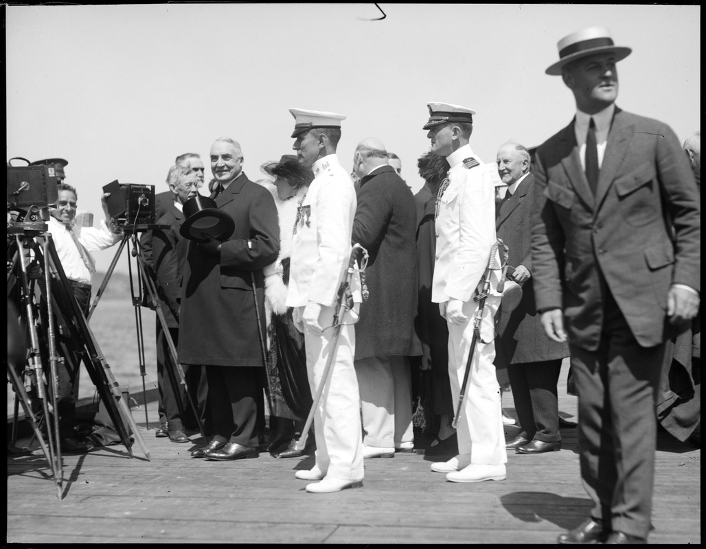 Pres. Harding in Plymouth