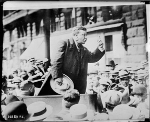 Teddy Roosevelt on the stump