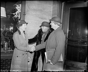 Mrs. Hoover in Boston to meet with Girl Scouts