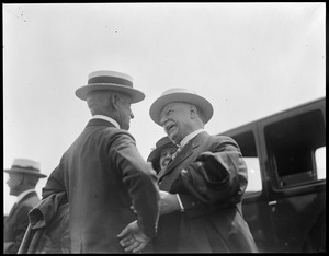 Calvin Coolidge and William Howard Taft