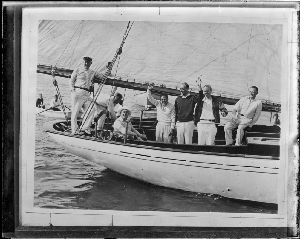 F.D. Roosevelt sailing in New England