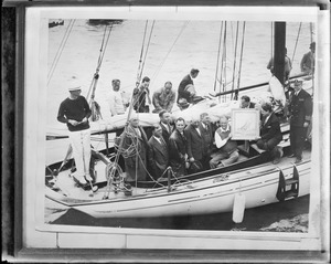 F.D. Roosevelt sailing in New England