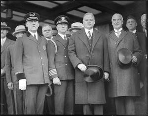 Superintendent Michael Crowley and Pres. Herbert Hoover