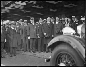 Superintendent Michael Crowley and Pres. Herbert Hoover