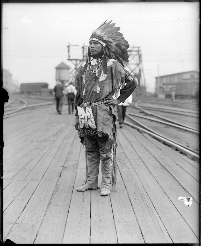 Indian Chief of Wild West show