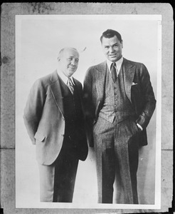 Knute Rockne and Jack Dempsey