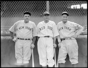 Babe Ruth - NY. Reynolds - Red Sox. Gehrig - NY