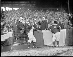 First ball ceremony, Boston vs. Yankees