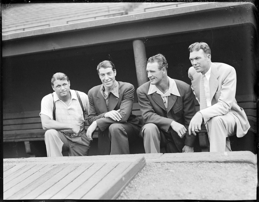  Bill Dickey, Lou Gehrig & Joe DiMaggio NY Yankees 8x10 Photo :  Sports & Outdoors