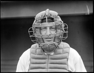Red Sox catcher Gene Desautels at Fenway
