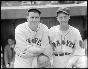 Catcher Shanty Hogan and pitcher Danny MacFayden, Boston Braves