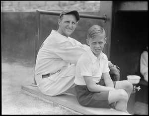 Herb Pennock and son (Red Sox)