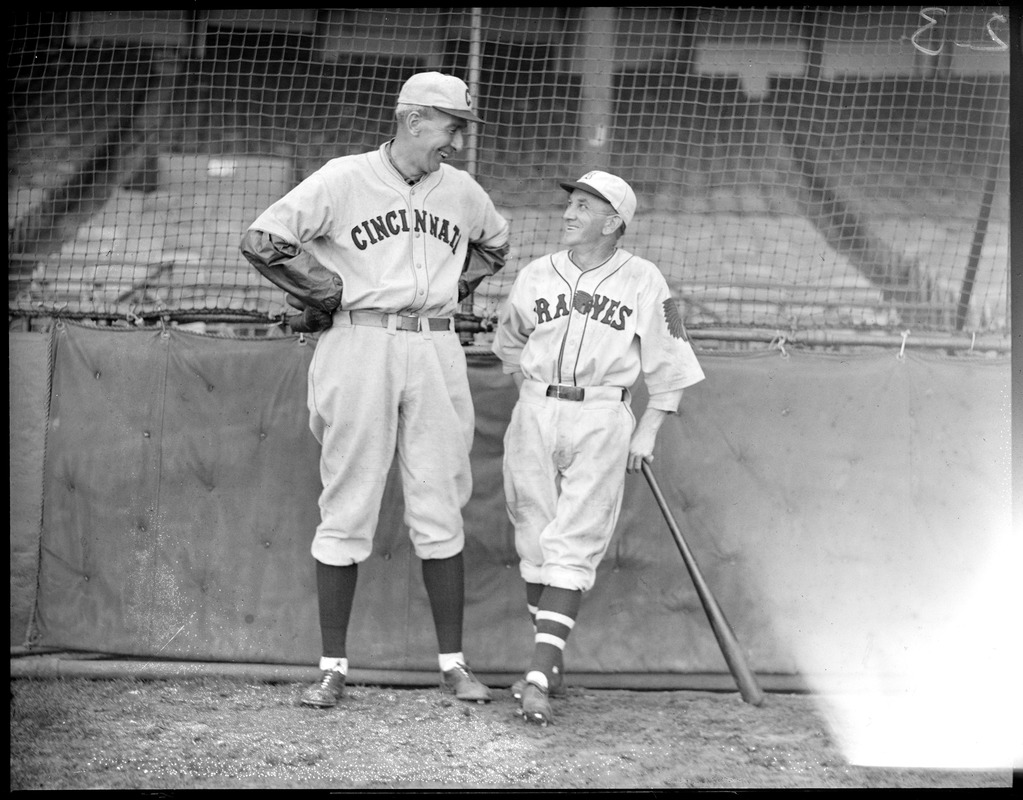 Rabbit Maranville of the Braves and Eppa Rixey of the Reds