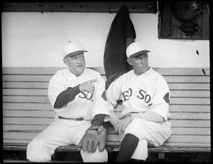 Red Sox leaders. L-R: Manager John "Shono" Collins / Assistant Rudy Hulswitt.