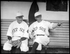 Red Sox leaders. L-R: Manager John "Shono" Collins / Assistant Rudy Hulswitt.