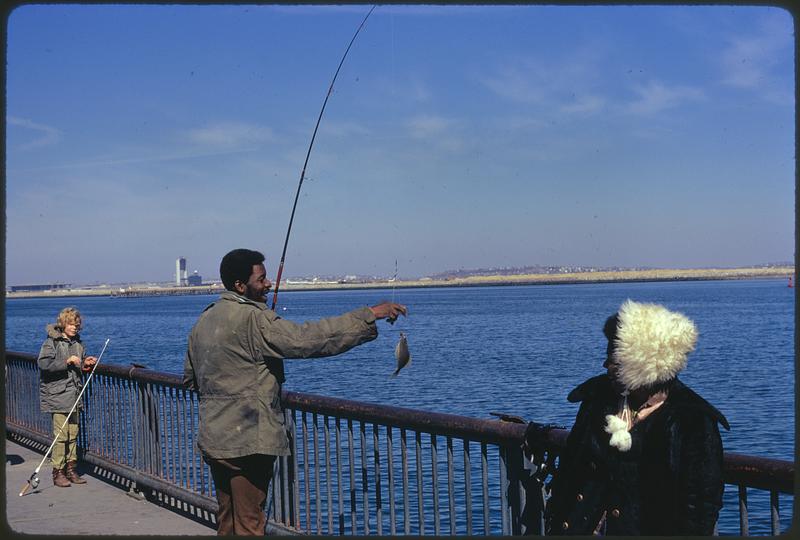 Activity on pier