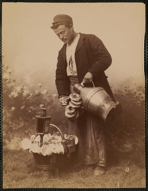 A man selling salapi [i.e. salep] (a sweet drink)