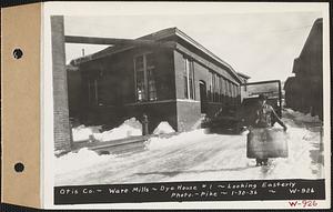 Otis Co., Ware Mills, dye house #1, looking easterly, Ware, Mass., Jan. 30, 1936