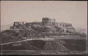Acropolis from Philopappos hill Athens