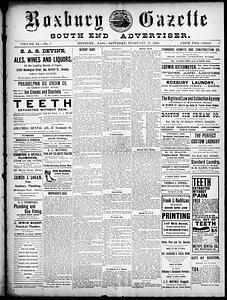 Roxbury Gazette and South End Advertiser, February 17, 1900