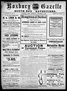 Roxbury Gazette and South End Advertiser, December 21, 1901