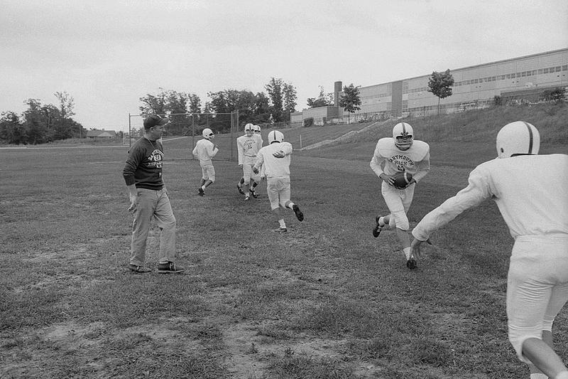 Dartmouth High School football practice - Digital Commonwealth