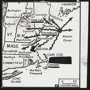 Map of New England