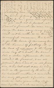 Letter from Zadoc Long to John D. Long, October 10, 1868