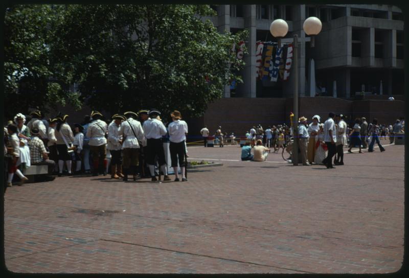 Minute Men getting ready for a parade