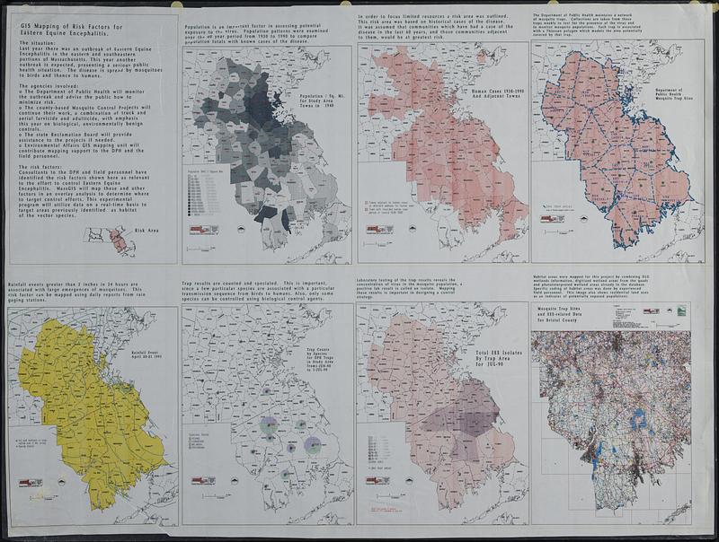 GIS mapping of risk factors for eastern equine encephalitis