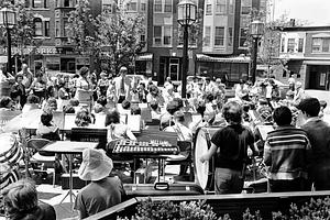 Williams School band, City Hall Plaza