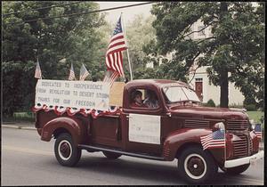 Fourth of July committee, 1946 Dodge truck, Fourth of July parade