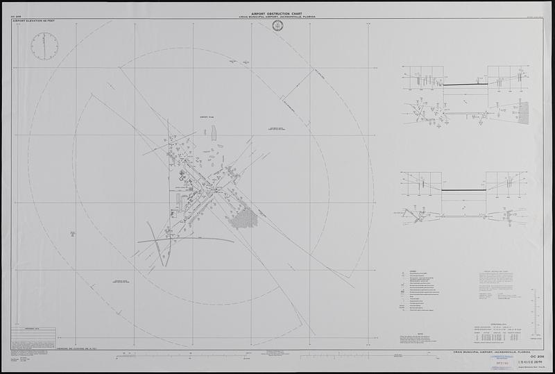 Airport obstruction chart