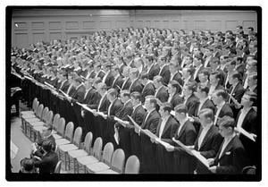 Harvard & Radcliffe Glee Clubs symphony Woodworth conducting, Symphony Hall