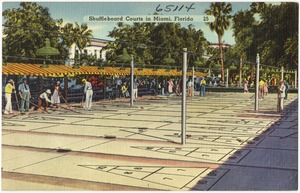 Shuffleboard courts in Miami, Florida