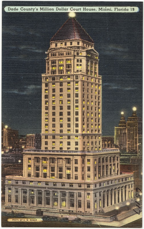 Dade county's million dollar courthouse, Miami, Florida