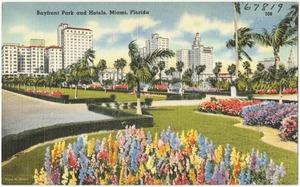 Bayfront Park and hotels, Miami, Florida